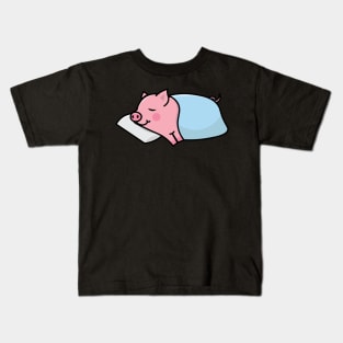 Pig in a Blanket Kids T-Shirt